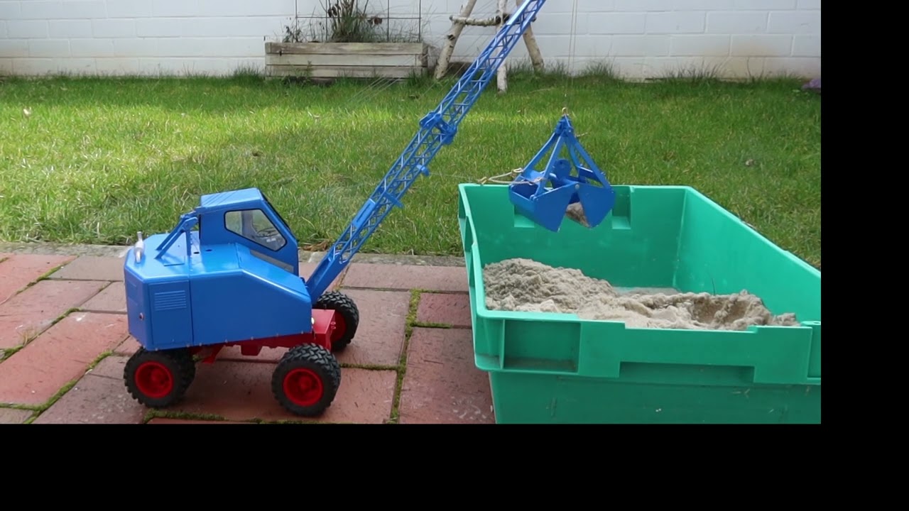 Fuchs 301 Bagger V2 mit Ausleger und Greifer ‐ 95% 3D Gedruckt
