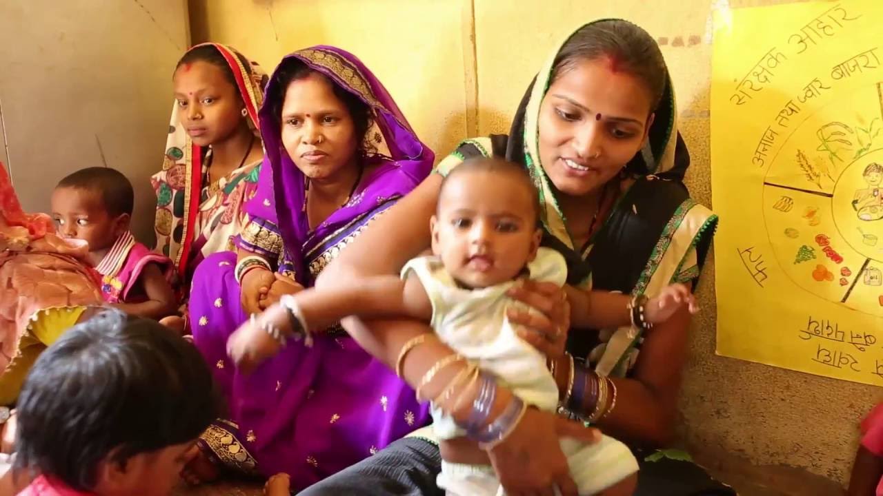 Inside a Nutrition Center (anganwadi) and Skills Center in India