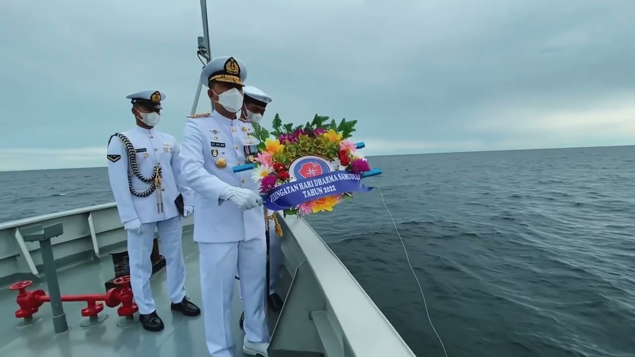 KRI TOMBAK-629 PERINGATI HARI DHARMA SAMUDERA