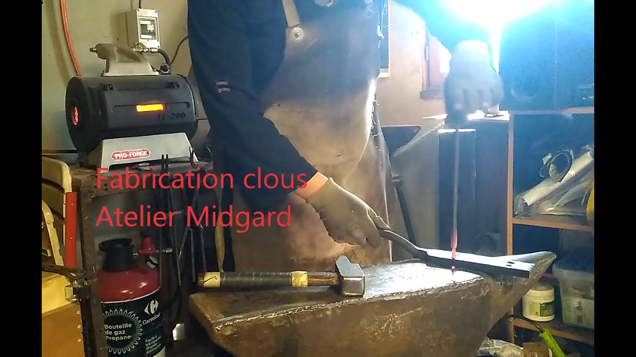 Atelier : Ep 2 Fabrication de clous pour le umbo [REUPLOAD]