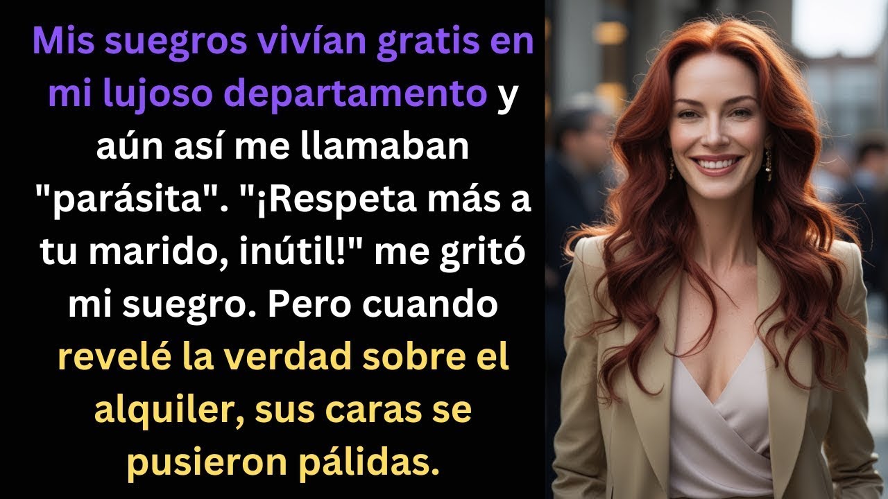Vivieron gratis en mi lujoso departamento y me llamaron 'parásita'—¡pero la verdad los dejó sin...