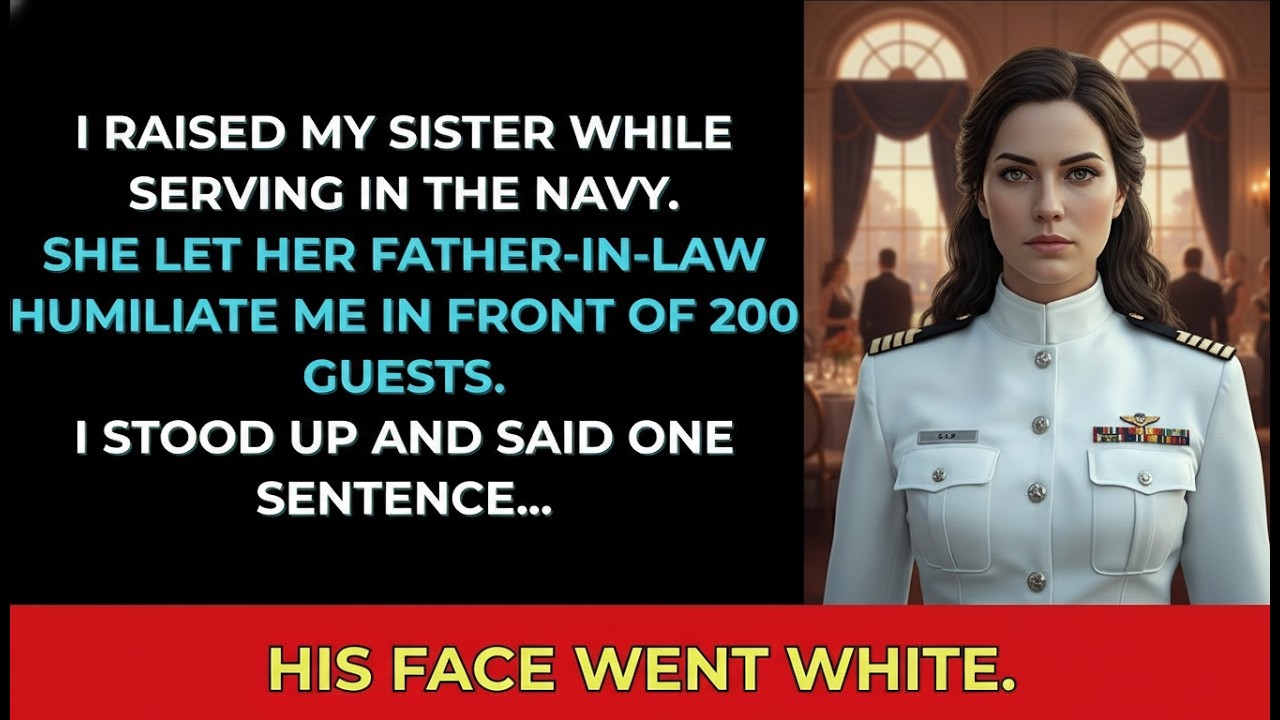 My Sister Watched Her Father-in-Law Mock Me at Her Wedding —She Froze When the Truth Came Out