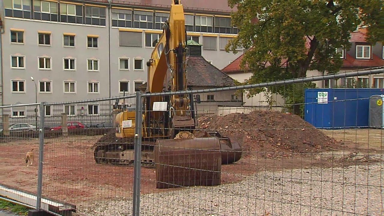 Baustelle am Marienplatz in Pasing - Stadtrundgang München