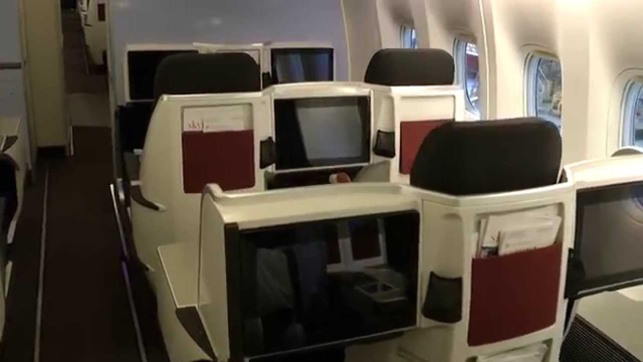 Austrian Airlines Boeing 777 OE-LPE Interior