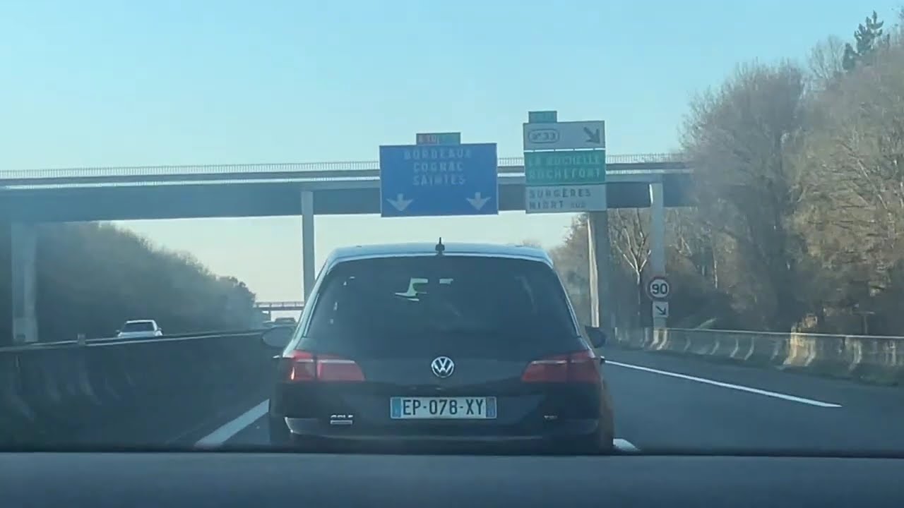 France: A83 - A10, La Crèche - Dœuil-sur-le-Mignon