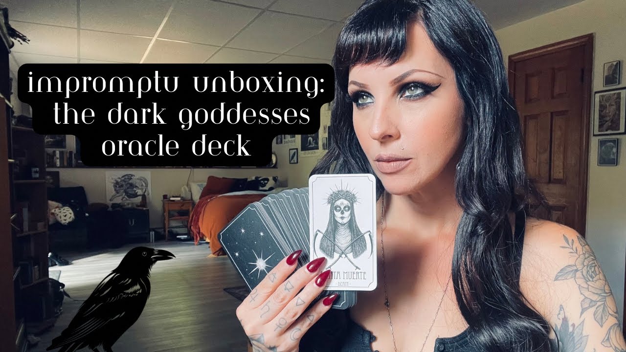 Impromptu Unboxing: The Dark Goddesses Oracle by Caitlin McCarthy