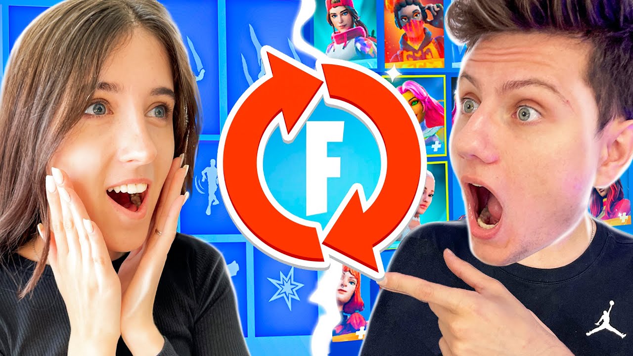 НА 24 ЧАСА ПОМЕНЯЛИСЬ АККАУНТАМИ 😱 С ДЕВУШКОЙ В ФОРТНАЙТ