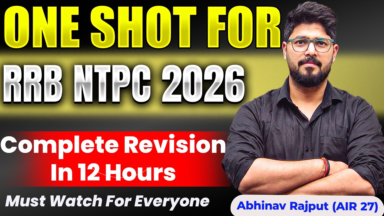 One Shot Marathon For RRB NTPC 2026 || Maths Marathon For RRB NTPC || Maths Complete Syllabus