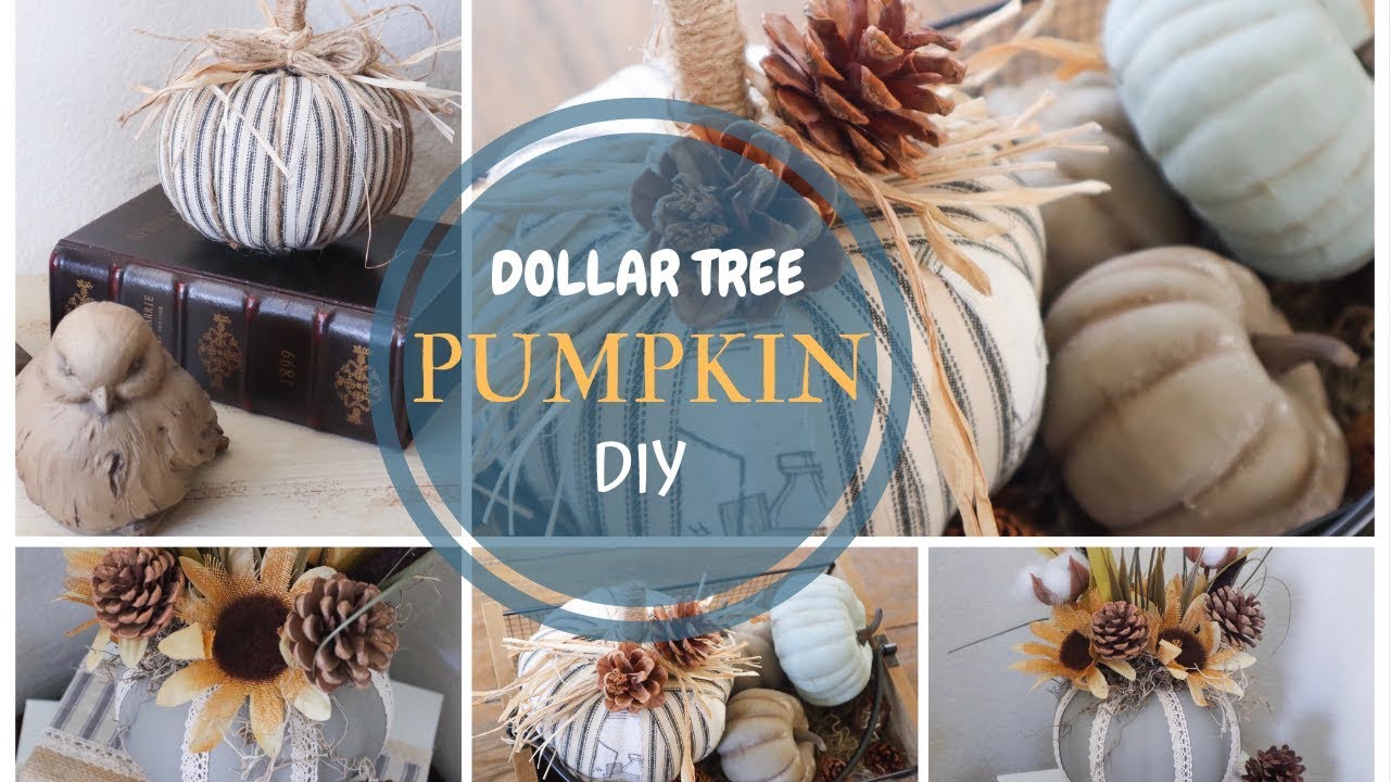Dollar Tree Pumpkin DIY | Pumpkin Transformation | Fall Decor