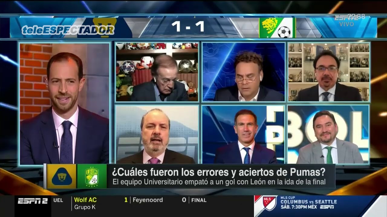 (2/2) Análisis del PUMAS vs LEÓN - Final Ida Apertura 2020 - Futbol Picante
