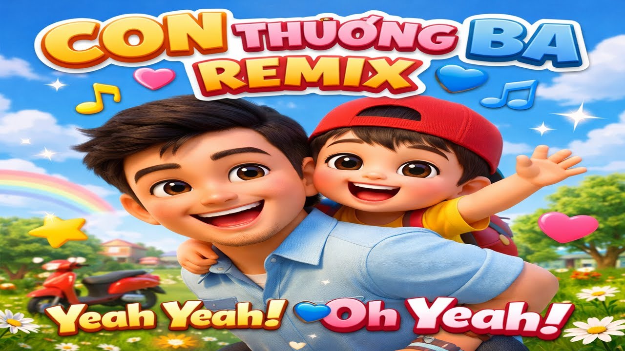 CON THƯƠNG BA ❤️ | Nhạc Thiếu Nhi Remix Vui Nhộn | Hoạt Hình 3D YouTube Kids