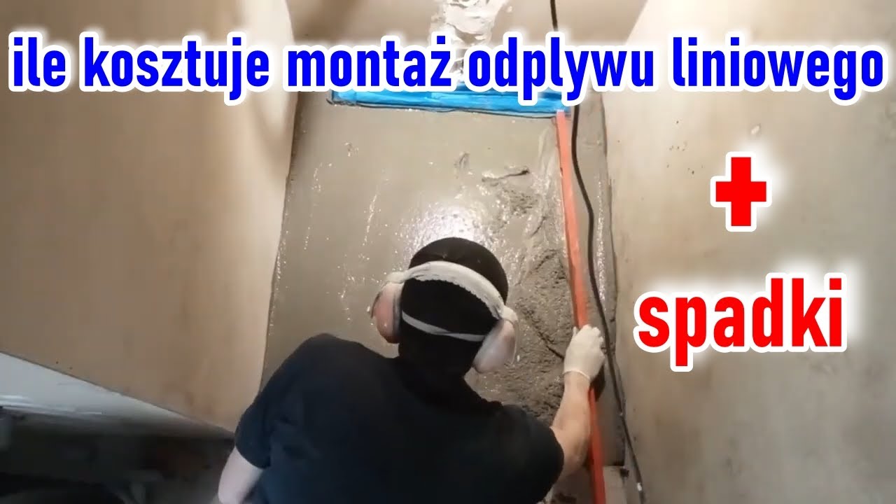 ile kosztuje montaż odpływu liniowego
