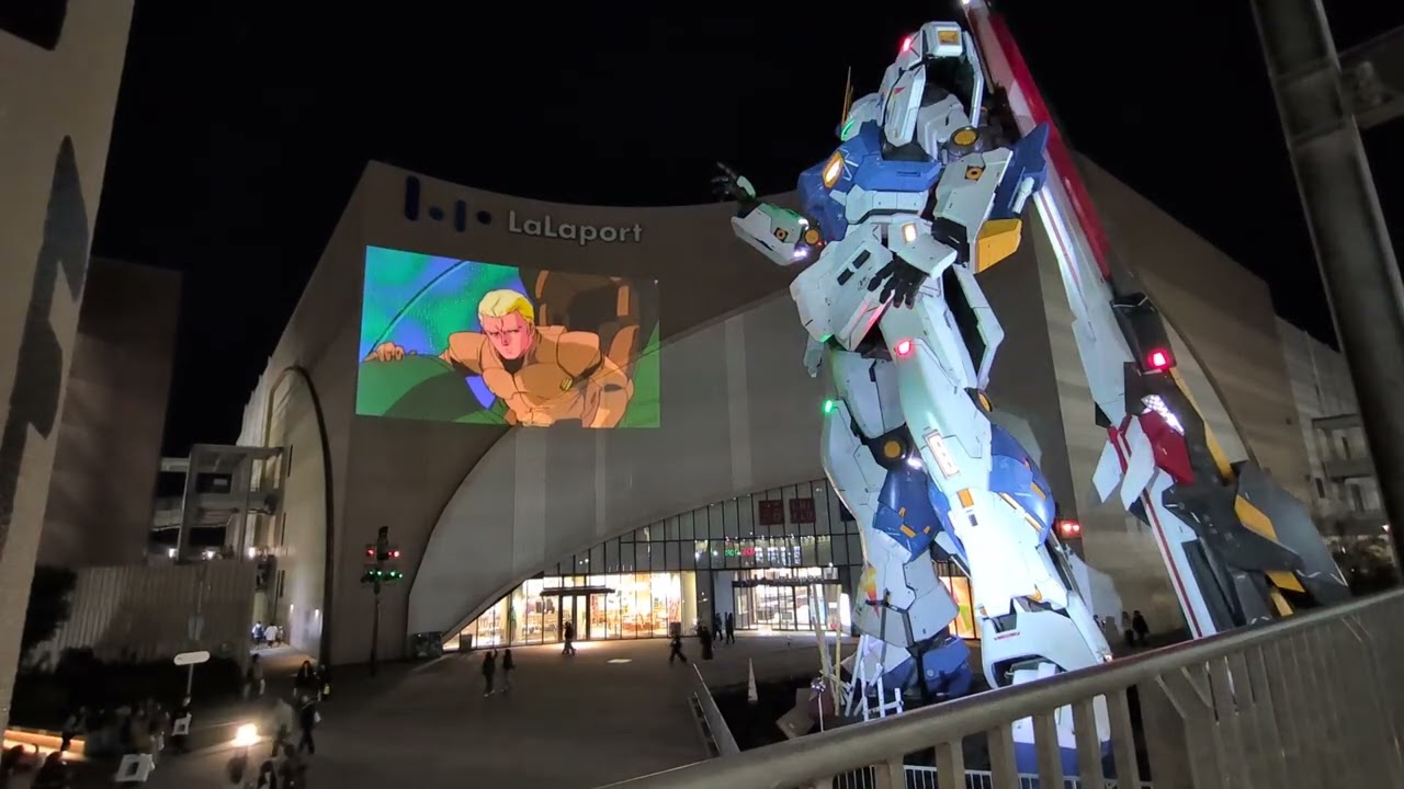 ららぽーと福岡_νガンダム_ライティング2025-2026