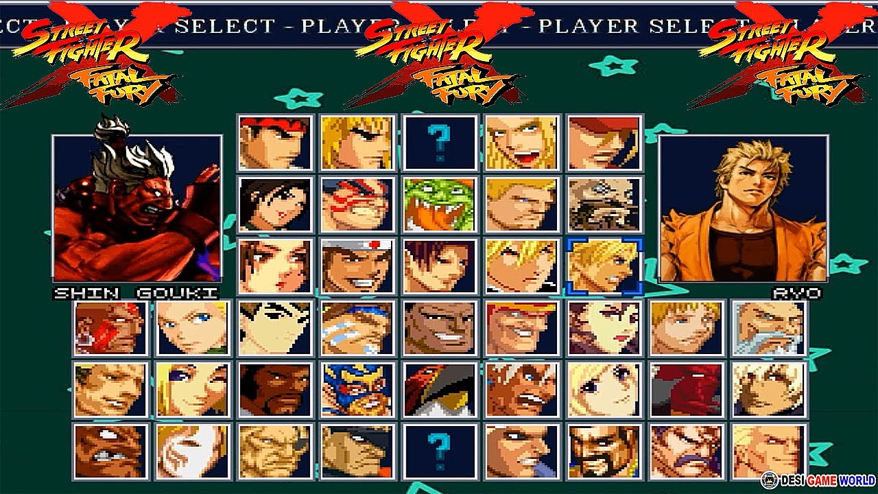 Street Fighter VS Fatal Fury 3.0 MUGEN 2021