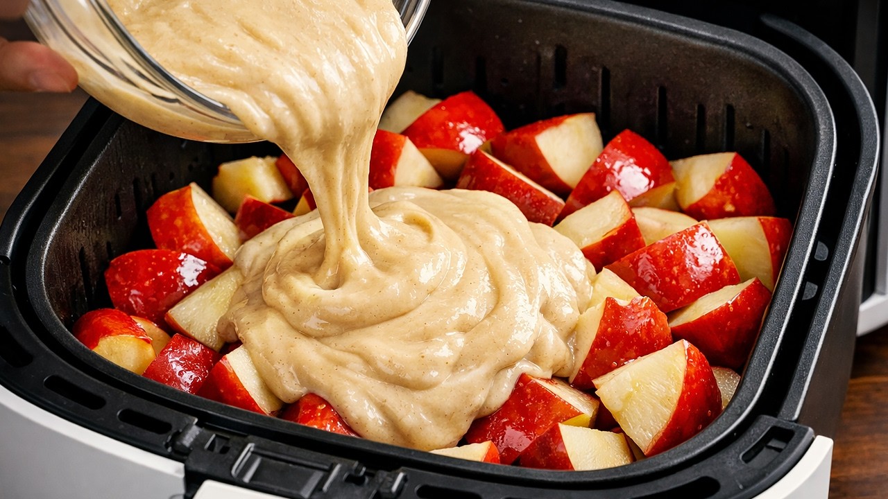 Kein Ofen! Ich schneide &Auml;pfel und gie&szlig;e DAS dr&uuml;ber&hellip; Das Ergebnis ist UNGLAUBLICH! 🍎