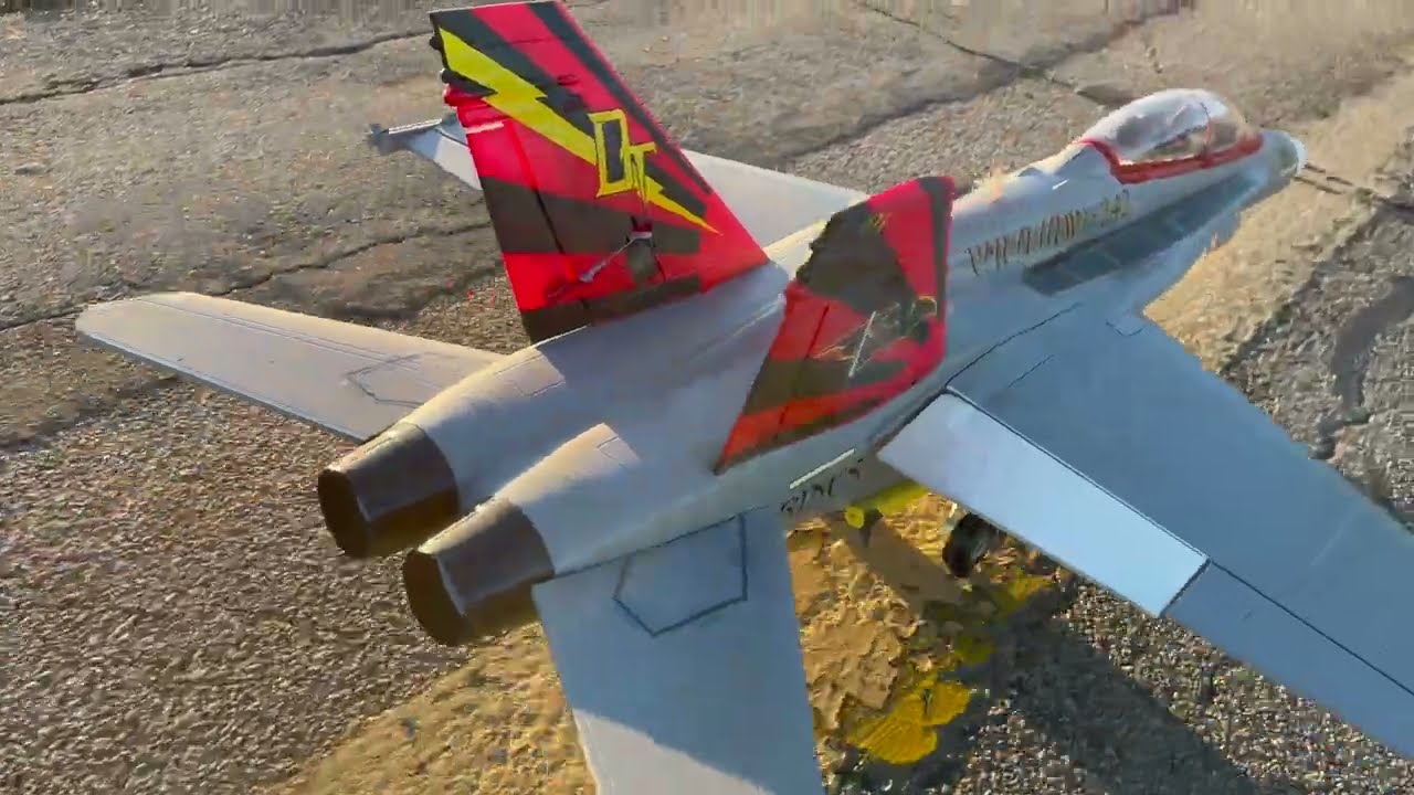 E-flite F-18 Hornet 80mm edf - re maiden