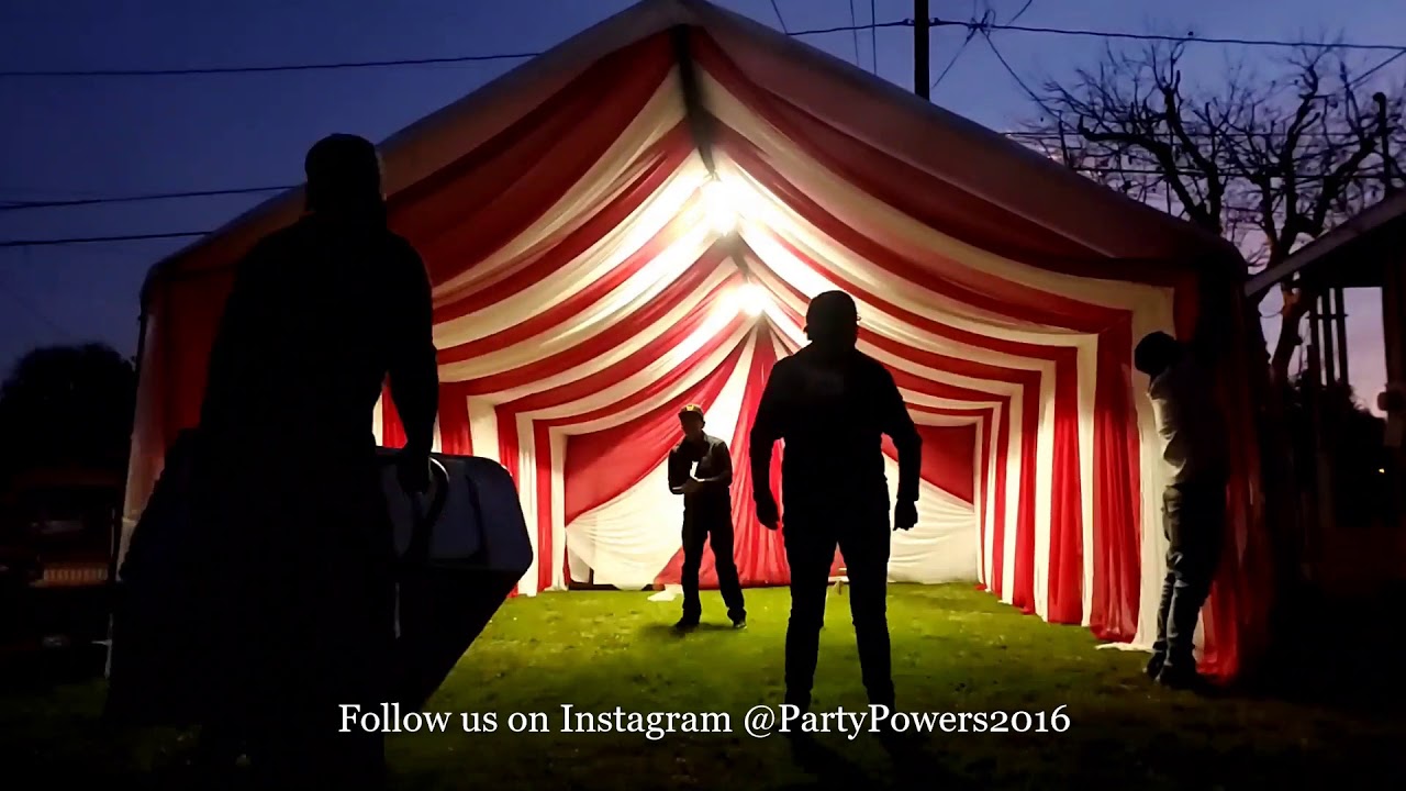 20x30 Stranger Things Tent Draping - Party Powers