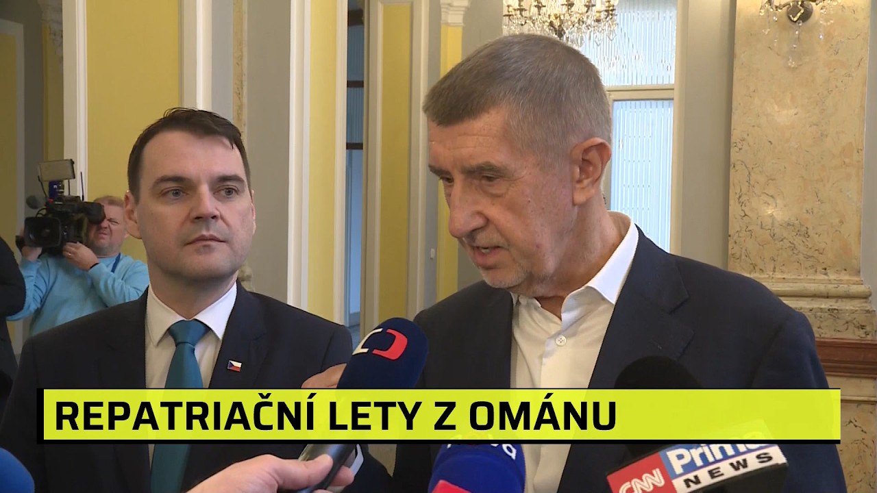 Pro české občany poletí čtyři letadla Smartwings. V pondělí dorazí do Ománu, řekl Babiš