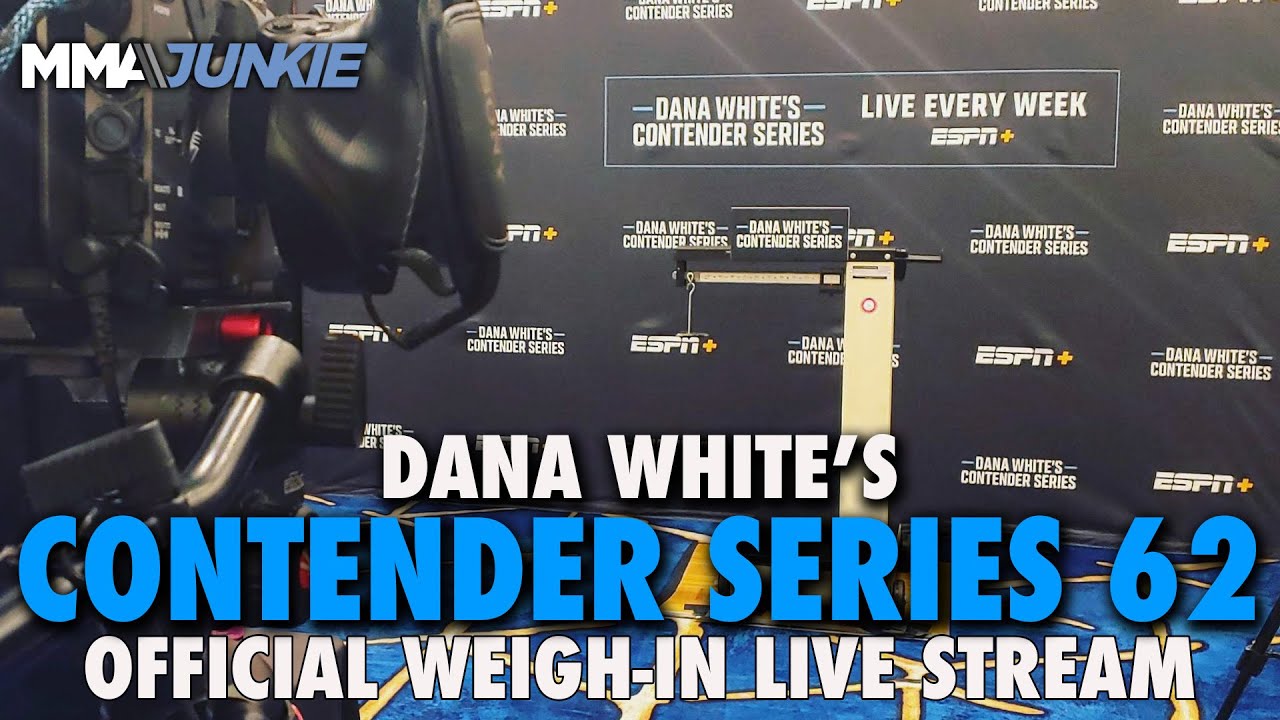 Dana White's Contender Series 62 Official Weigh-In Live Stream | Noon ET/9 a.m. PT