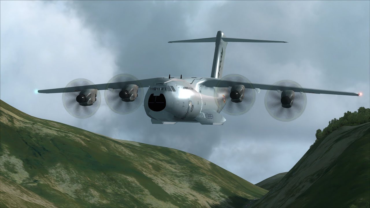 FSX A400M at Mach Loop [AWESOME REALISM+GRAPHICS]
