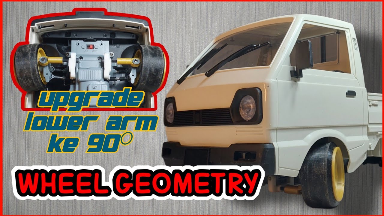 Upgrade lower arm wpl d12 | wheel geometry