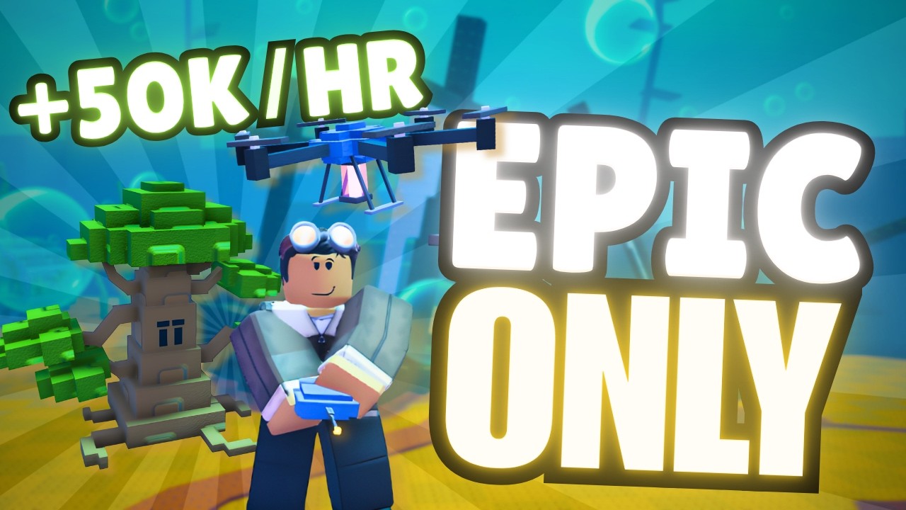 Farm 50K Seeds Per Hour With Epic Units ONLY! Garden Tower Defense
