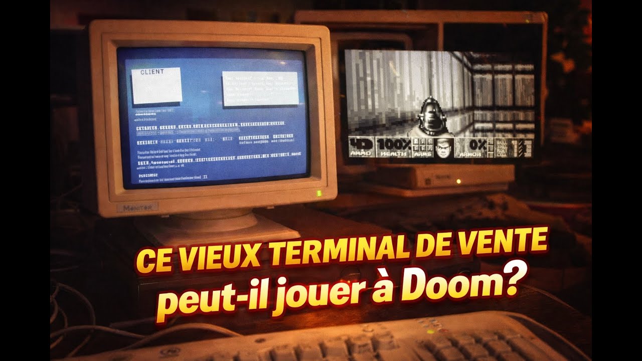 Un terminal de vente devient PC rétrogaming