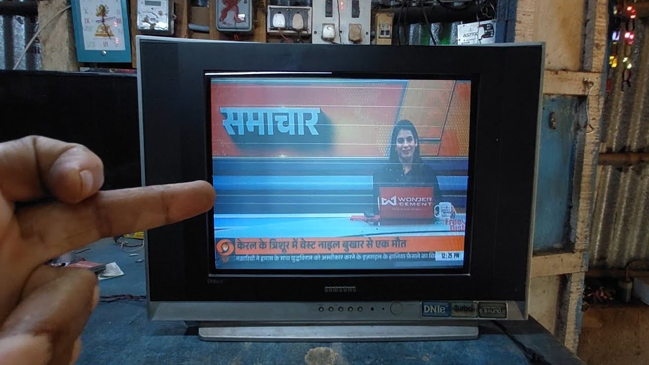 SAMSUNG CRT TV, PICTURE AND WHITES LINES, G2 VOLTAGE PROBLEM, REPAIR AND SALUTION,