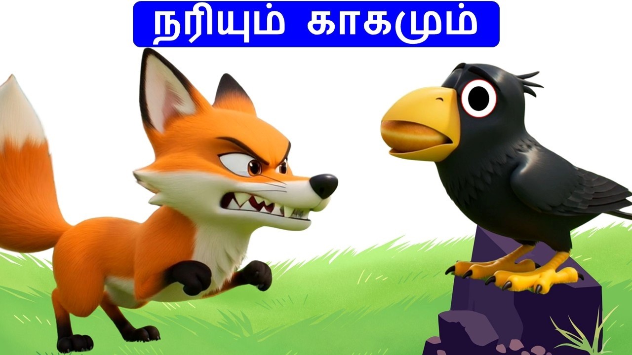 The Crow and the Fox Story in Tamil | Moral Story for Kids / #story #storytime