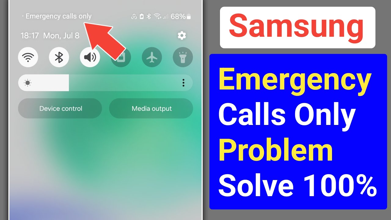 Samsung Emergency Calls Only Problem Solve | No Sim Card Emergency Calls Only Samsung Problem Fix