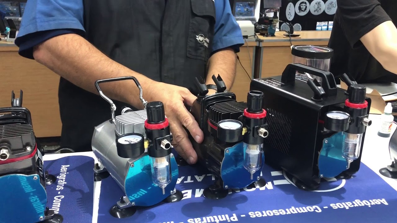 Compresores aerográficos OLYMPO 1/5HP Automáticos