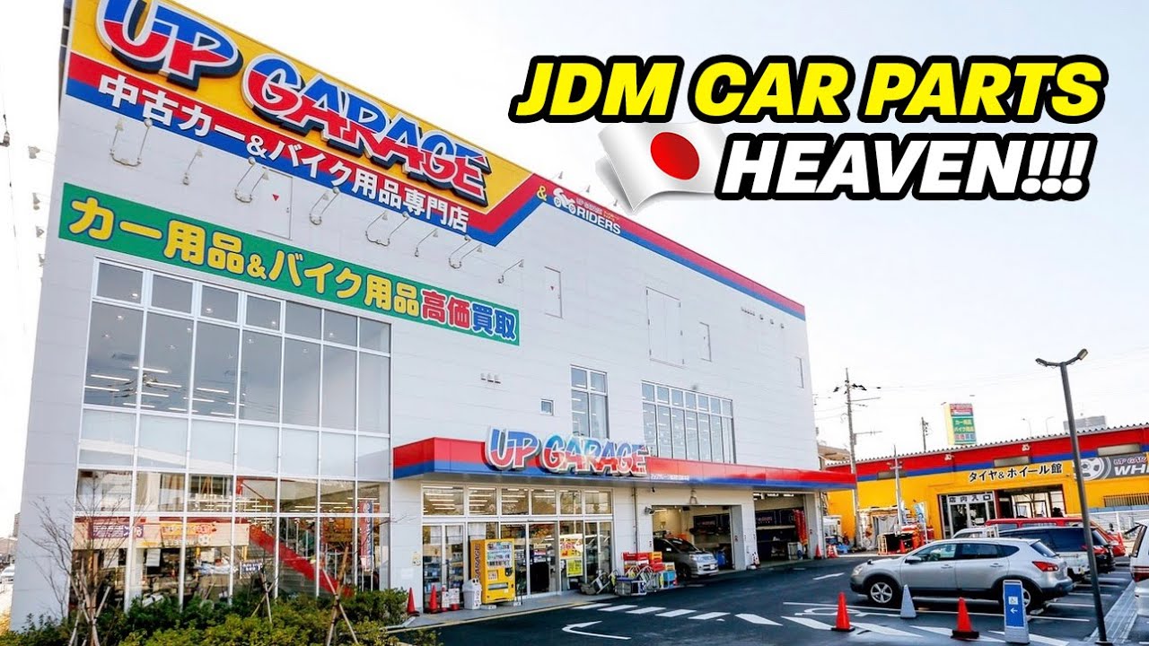 Parts Shopping At THE LARGEST JDM PARTS STORE IN JAPAN!! | Upgarage Tour!!