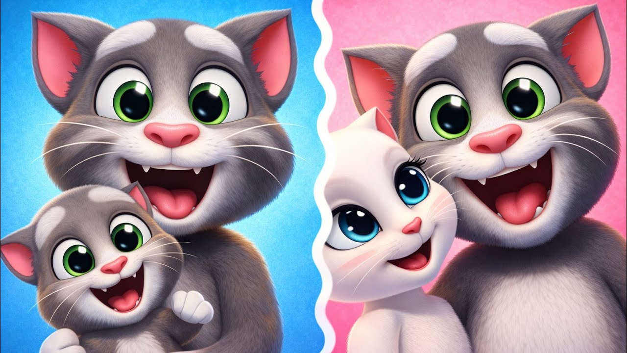 Talking Tom Friends, My Tom, My Angela, My Ginger, Talking Parrot, Gameplay