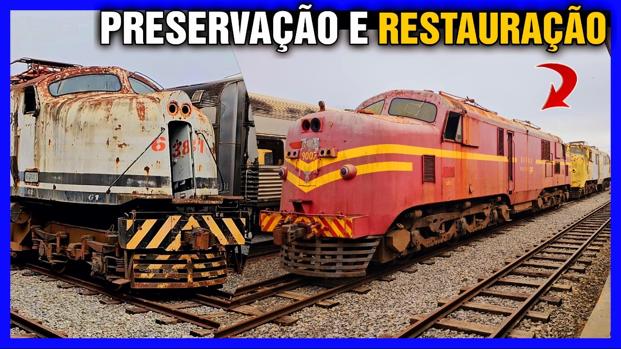 SÓ RARIDADES!! CONHECENDO O PÁTIO DA ABPF EM CRUZEIRO SP