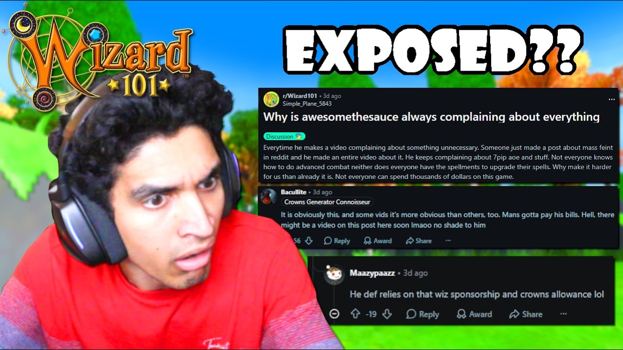 Wizard101: Мой ответ на БЕЗУМНУЮ драму в Reddit...
