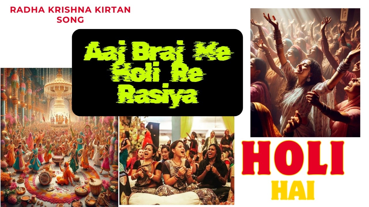 Aaj Braj Me Holi Re Rasiya |Holi kritan Song | #holispecial #holisongs #bhaktisong