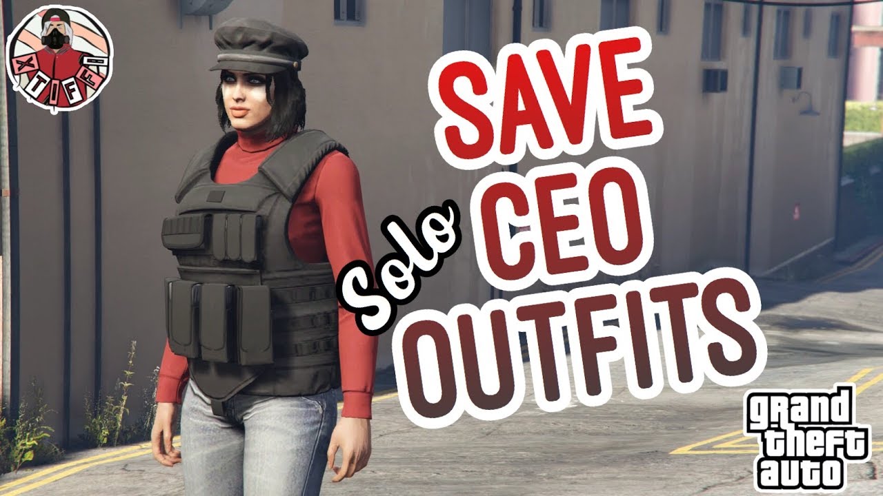 GTA5 | Outfit Glitches: *SOLO* SAVE CEO OUTFITS (Female & Male)