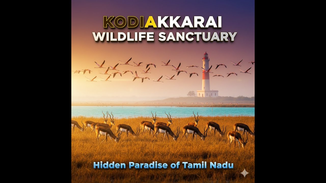 Kodiakkarai Wildlife Sanctuary 🦩 Hidden Paradise of Tamil Nadu | Point Calimere Nature Secrets