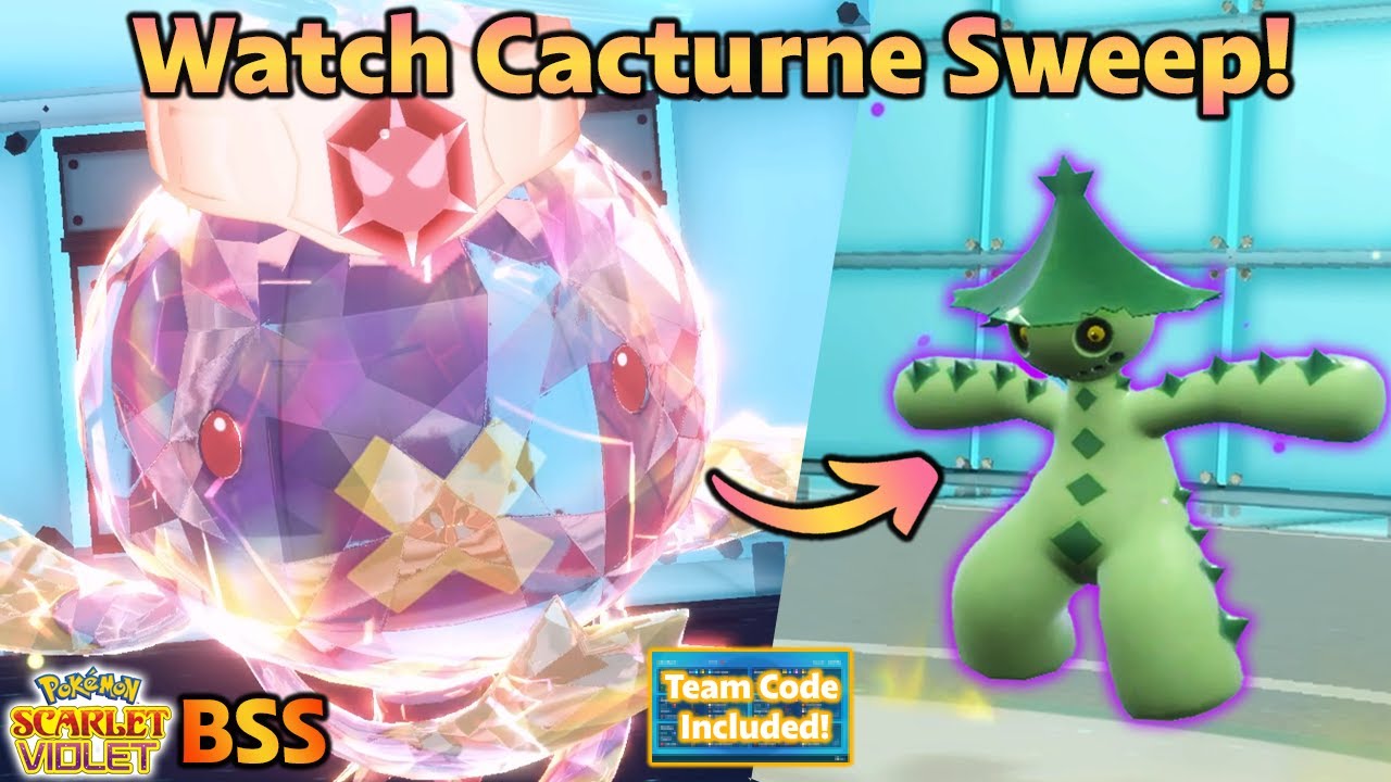 Cacturne Easily Climbs the Ranked Ladder! Pokémon Scarlet & Violet Battle Stadium Singles BSS Ranked