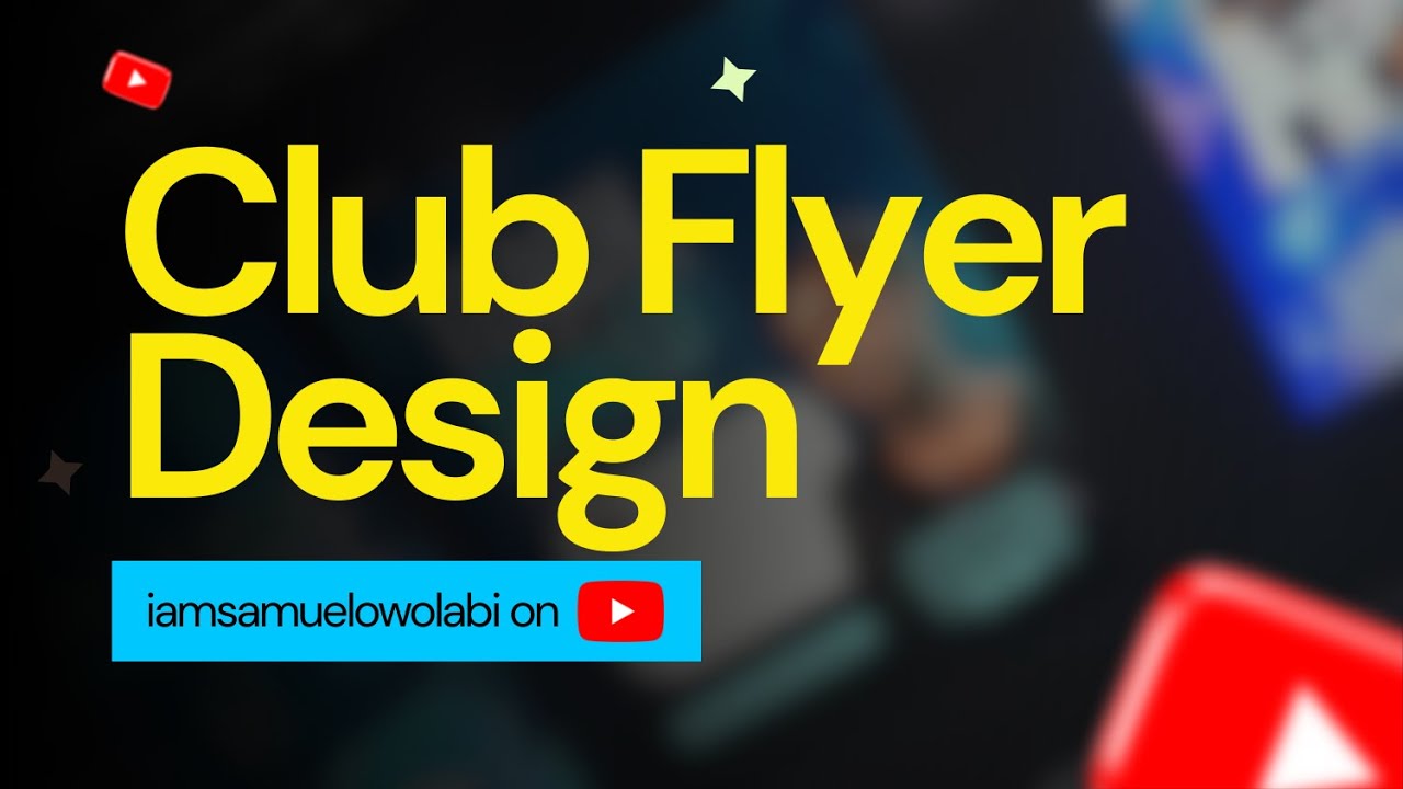Club flyer design pixellab Tutorial