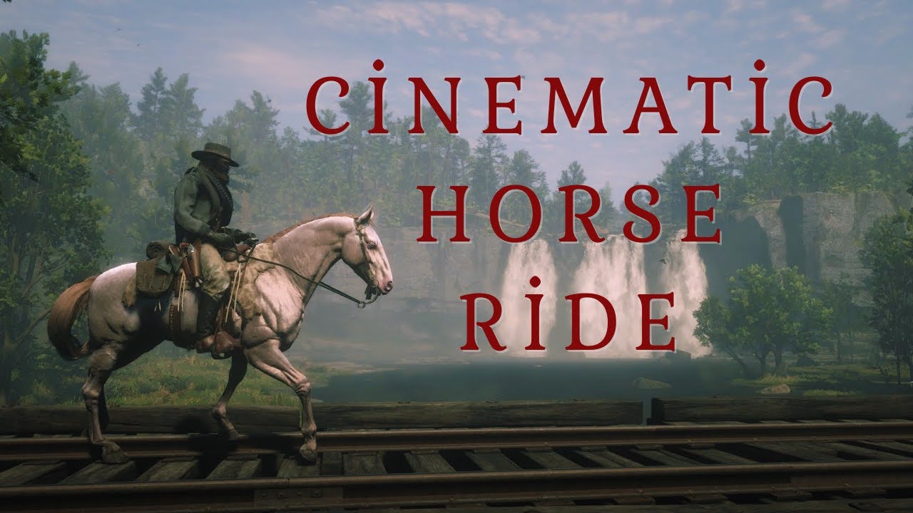 Relaxing Horse Ride, Calm Ambient Nature Sounds, Red Dead Redemption 2 Cinematic Horse Ride