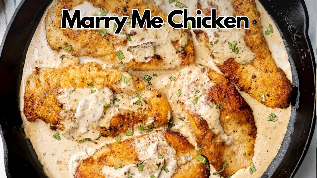 The Best Marry Me Chicken Recipe to Make for Dinner! #mealprep  #marrymechicken #chickenmealprep