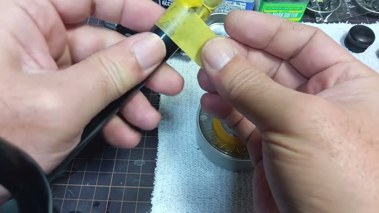 メタルカラーを塗った