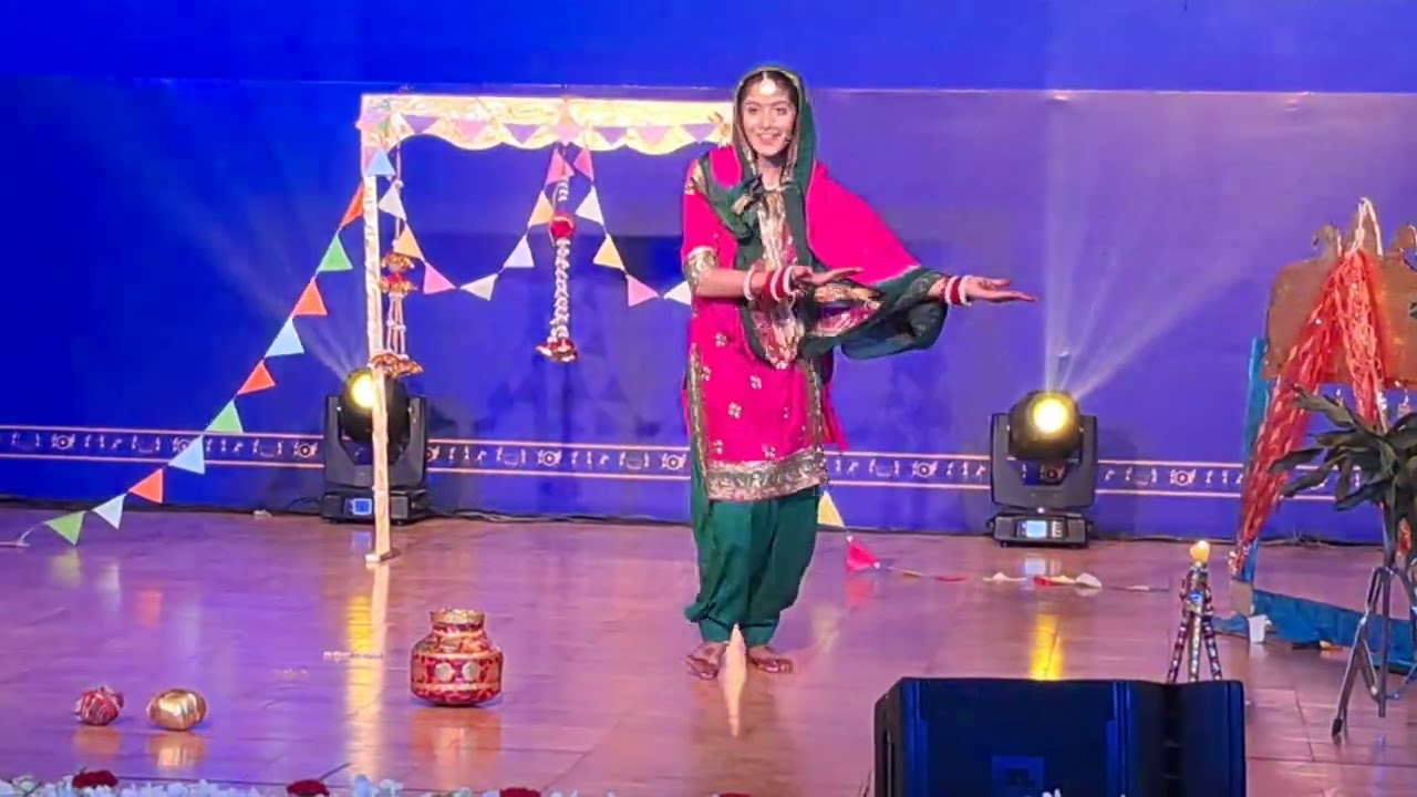 National level Kala Utsav New Delhi , Girl candidate for Folk dance from Jammu and Kashmir