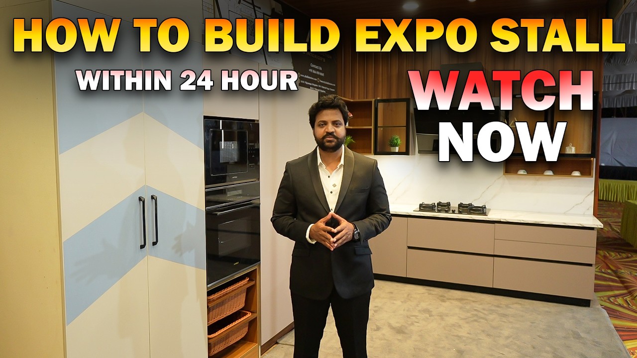 How to Build Interiors Expo Stall within 24Hours | Aladi Interiors | Expo