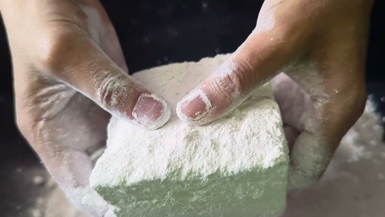 Delicious super crunchy crushed chalk