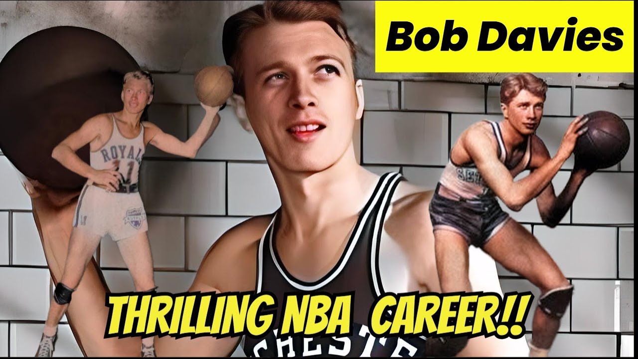 BOB DAVIES: THRILLING NBA HALL OF FAME HIGHLIGHTS REEL!