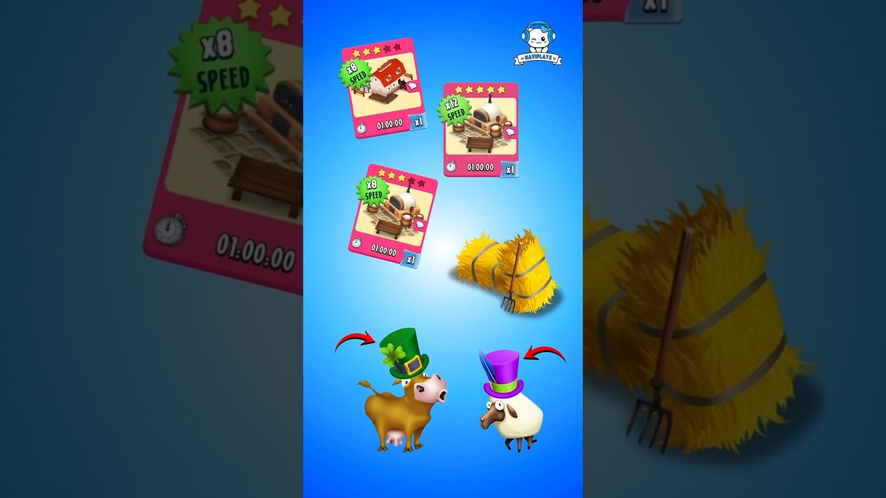 70 бесплатных наград в Hay Day?! 👀