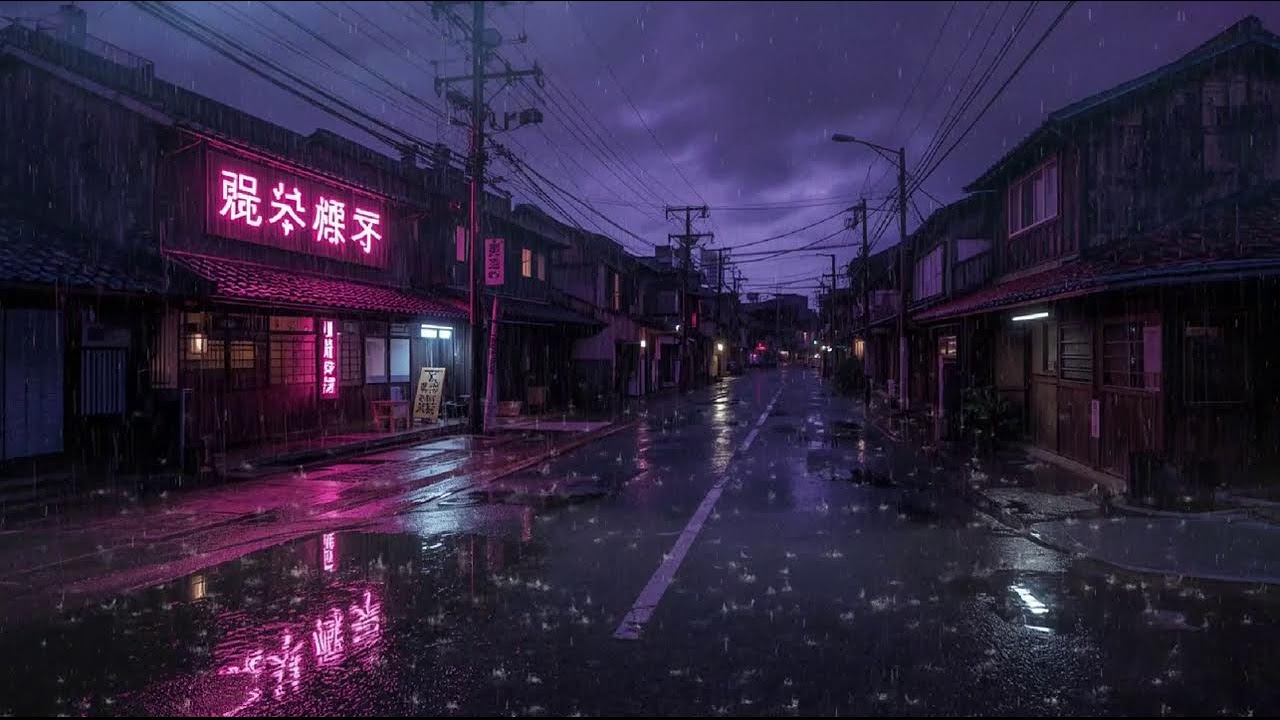 Rainy Night Lofi Mix 🌙 Calm Chillhop Beats to Relax, Study & Sleep #86