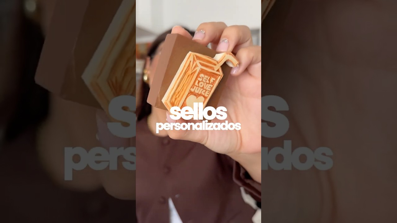 DIY Sellos personalizados 🧃🫧 | #manualidades #sellos #diy #personalizados